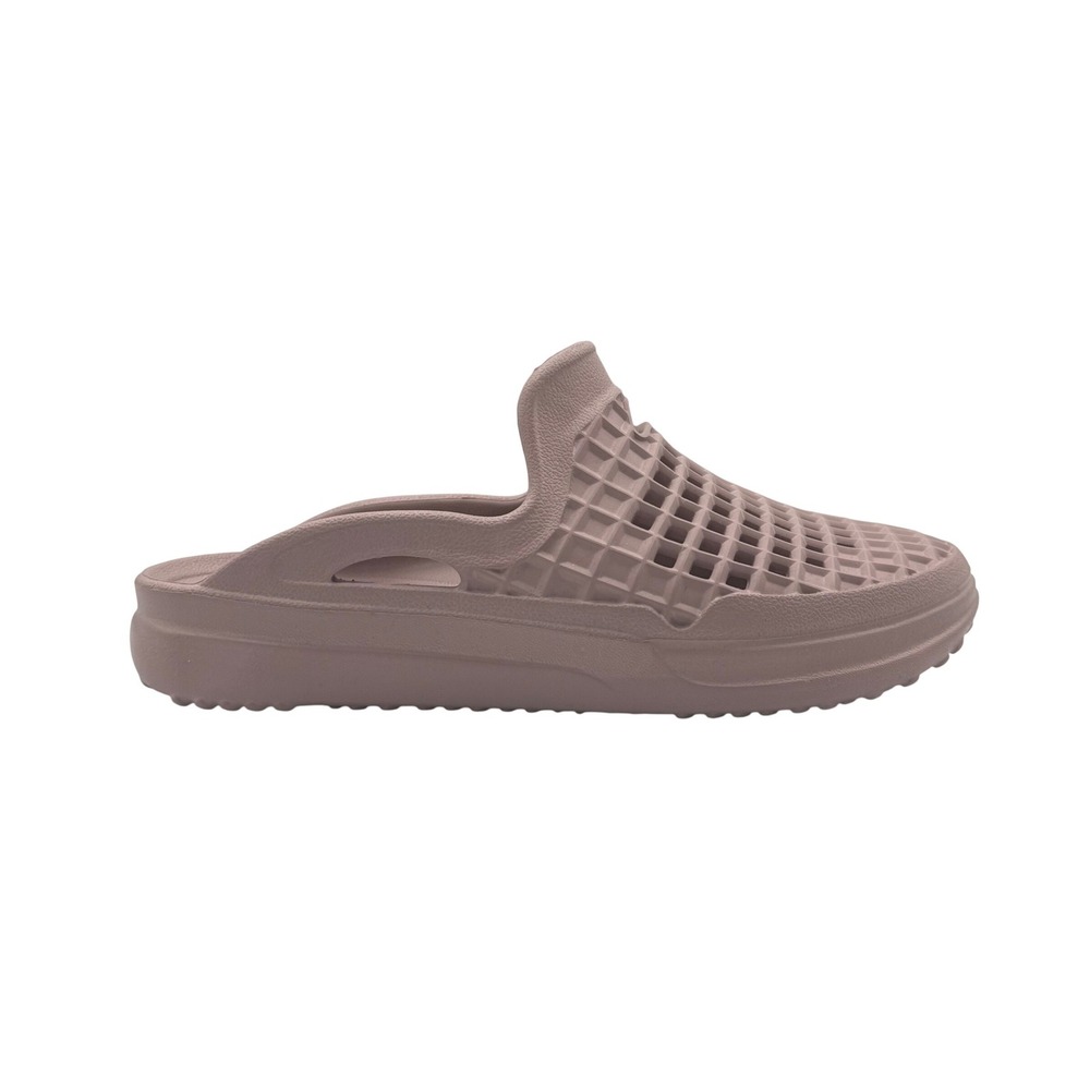 Lusso Cloud Pelli Waffle Knit Clog Slip On Shoes Mauve Pink Women 8 Men 6